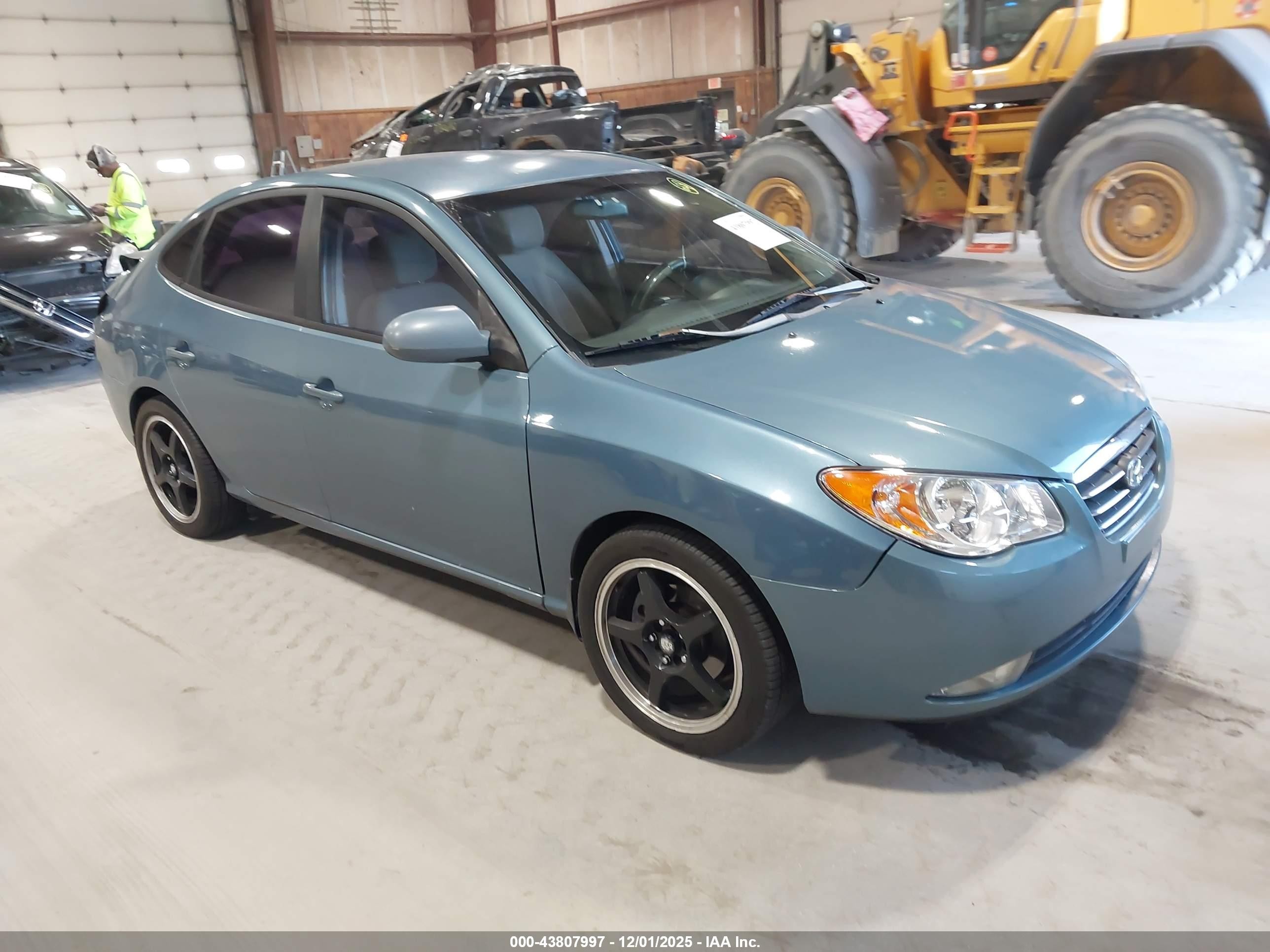 2007 Hyundai Elantra Gls/limited/se Blue vin: KMHDU46D07U104915