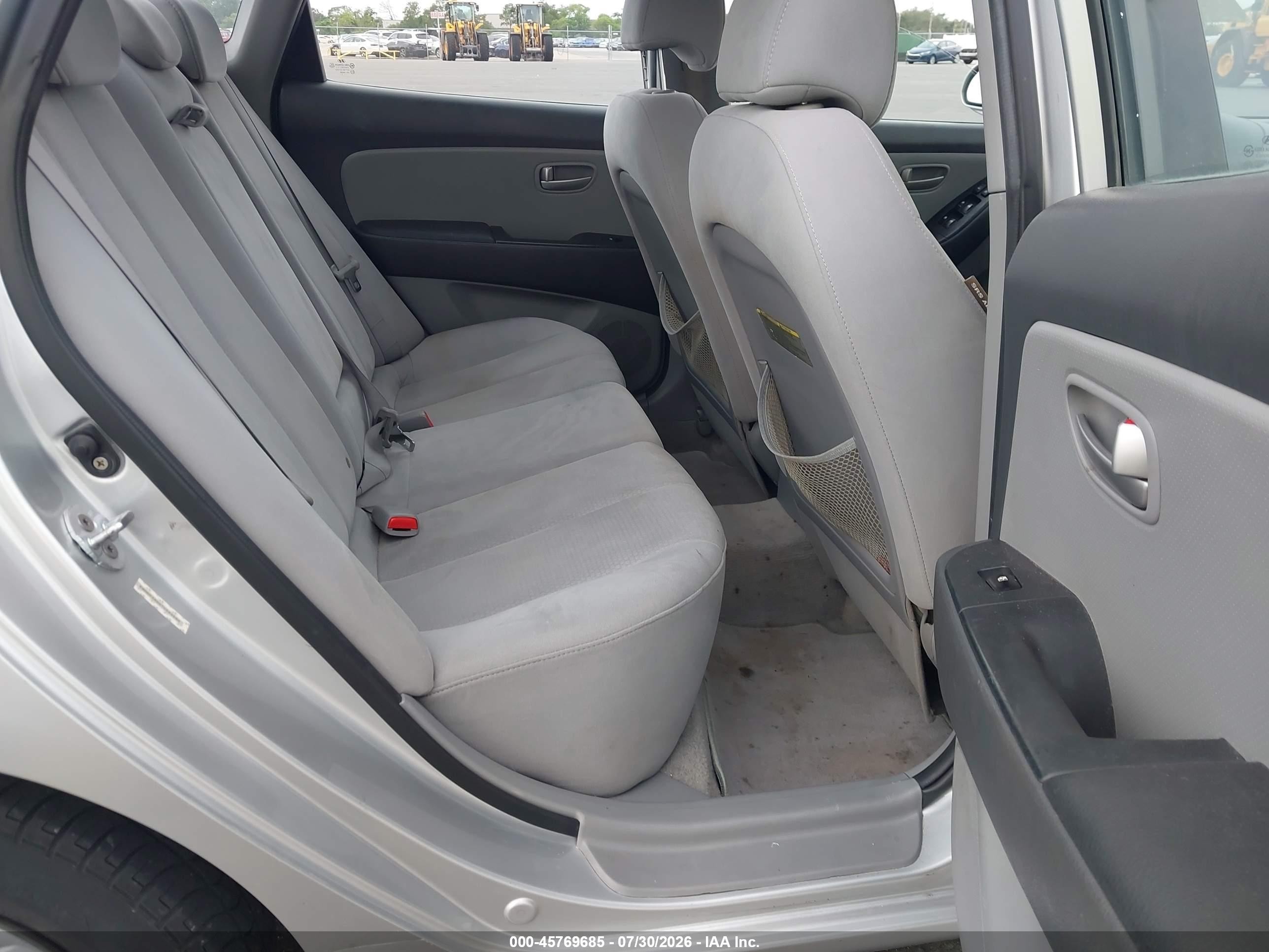 2007 Hyundai Elantra Gls/ltd/se Silver vin: KMHDU46D07U269590