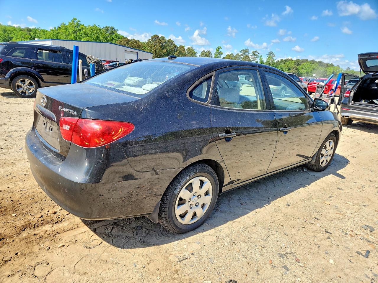 2008 Hyundai Elantra Black vin: KMHDU46D08U352051