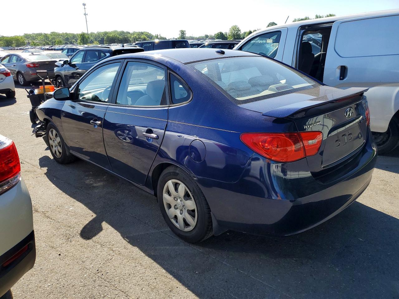 2008 Hyundai Elantra Gls Синий vin: KMHDU46D08U415312