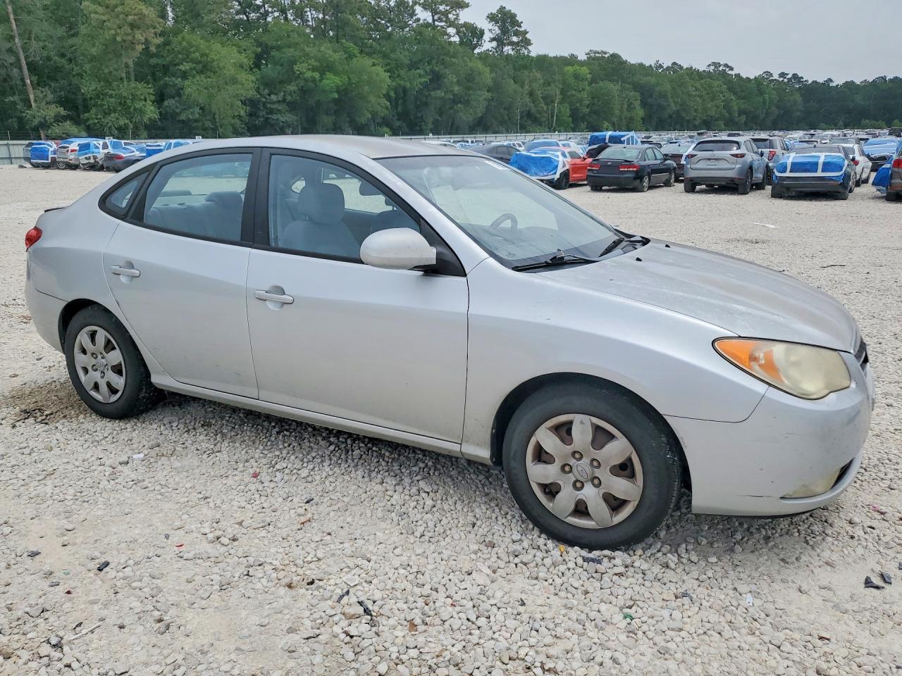 2008 Hyundai Elantra Gls/se/limited Silver vin: KMHDU46D08U426004
