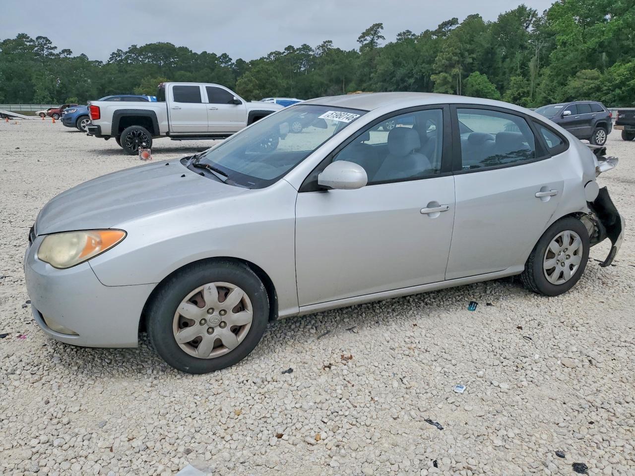 2008 Hyundai Elantra Gls/se/limited Silver vin: KMHDU46D08U426004