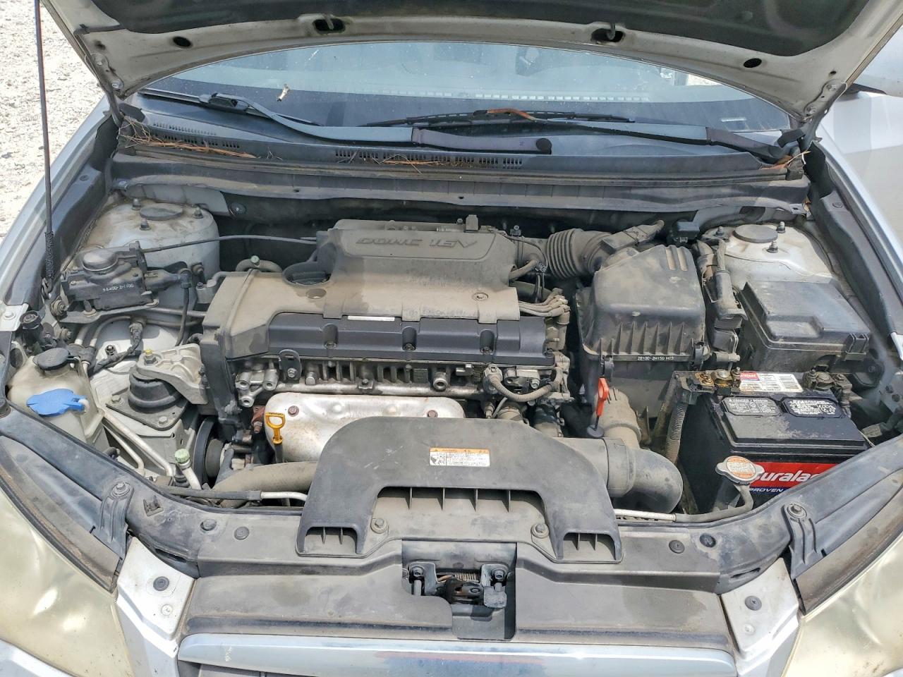 2008 Hyundai Elantra Gls/se/limited Silver vin: KMHDU46D08U426004