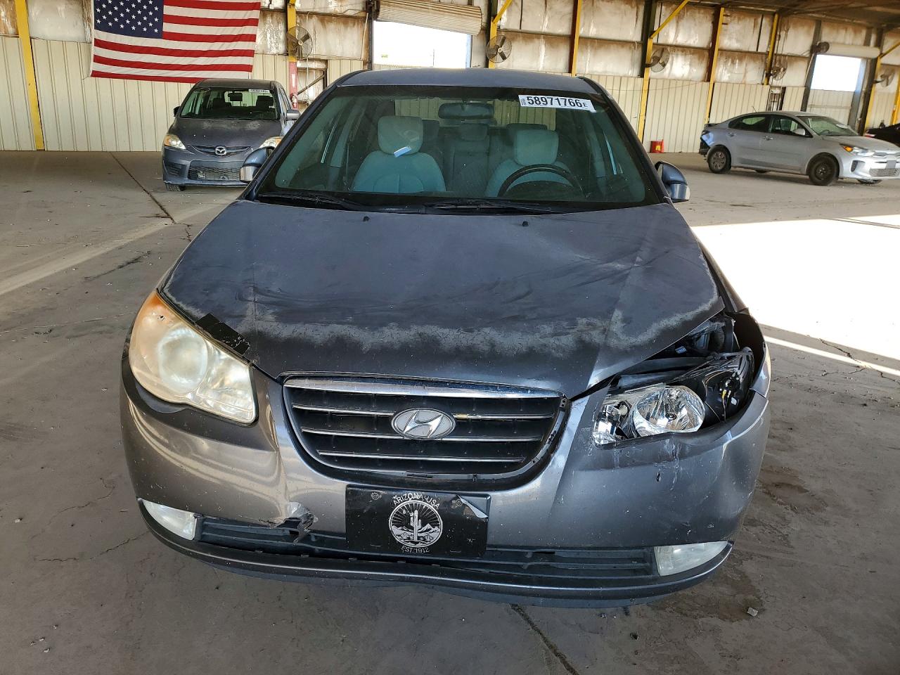 2008 Hyundai Elantra Gls/se/limited Gray vin: KMHDU46D08U443627