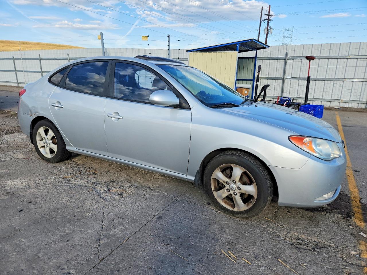 2008 Hyundai Elantra Gls Silver vin: KMHDU46D08U444731