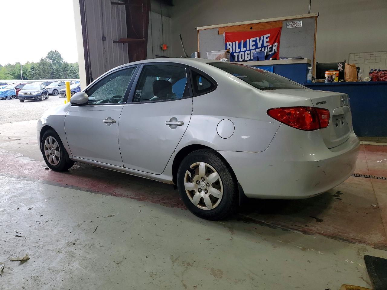2008 Hyundai Elantra Gls Gray vin: KMHDU46D08U456166