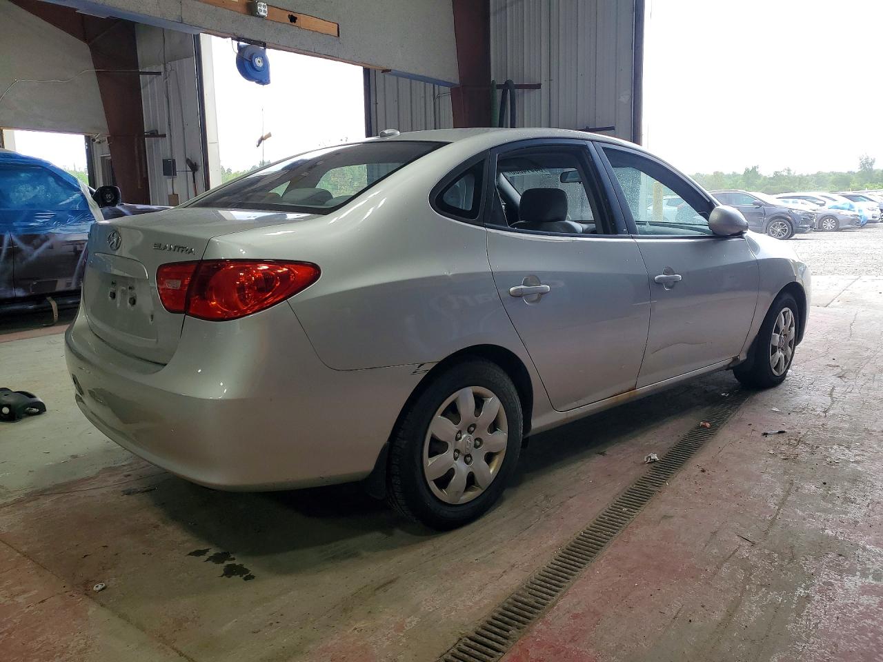 2008 Hyundai Elantra Gls Gray vin: KMHDU46D08U456166