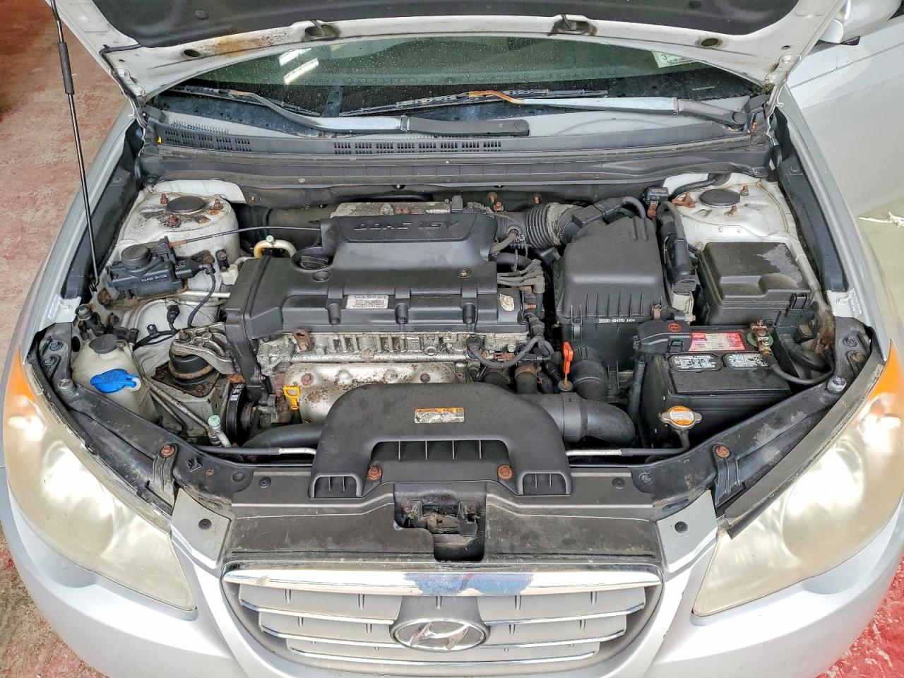 2008 Hyundai Elantra Gls Gray vin: KMHDU46D08U456166