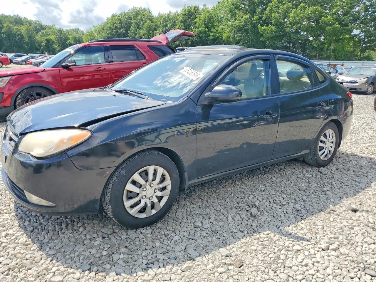 2008 Hyundai Elantra Gls Black vin: KMHDU46D08U462257