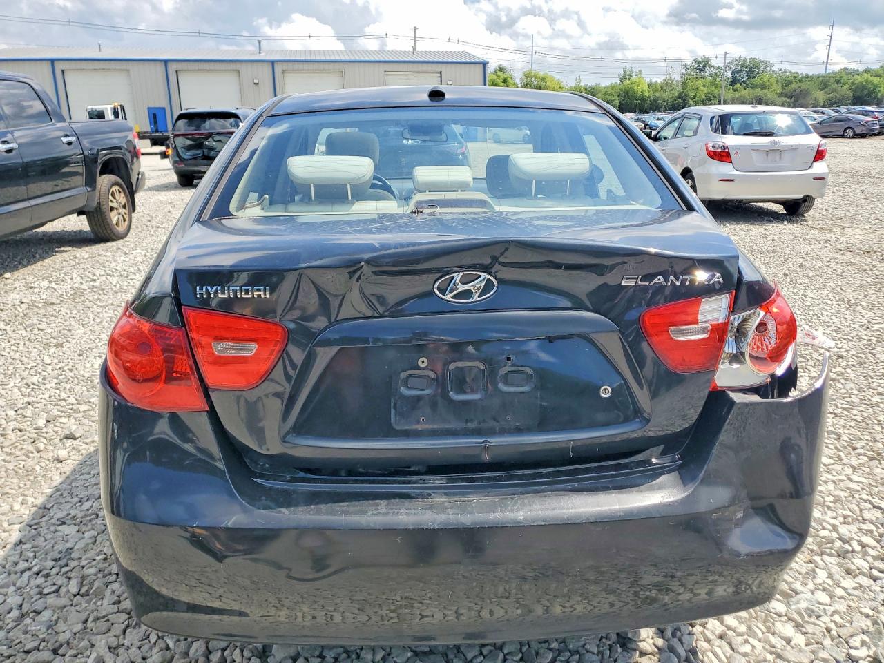 2008 Hyundai Elantra Gls Black vin: KMHDU46D08U462257