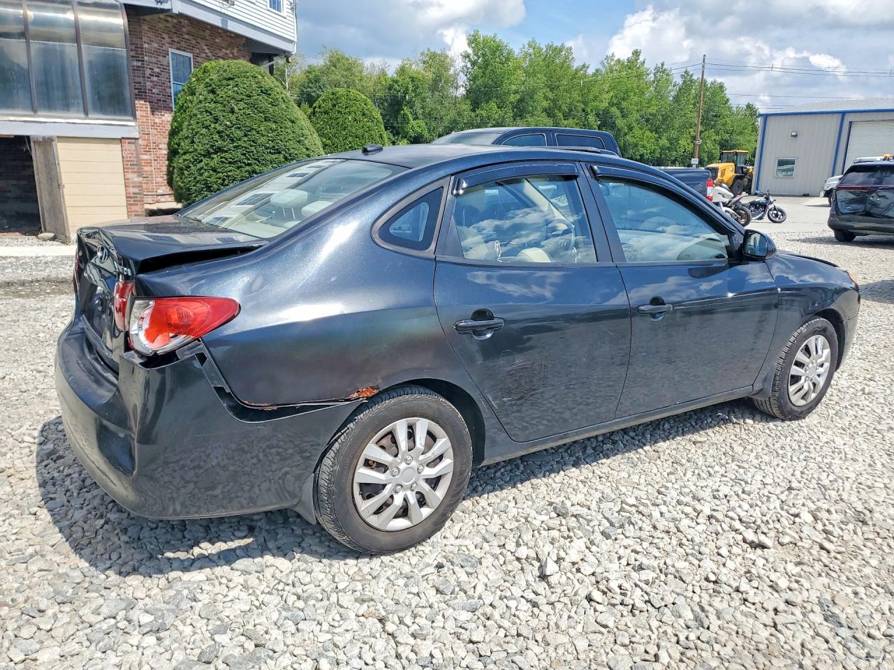 2008 Hyundai Elantra Gls Black vin: KMHDU46D08U462257