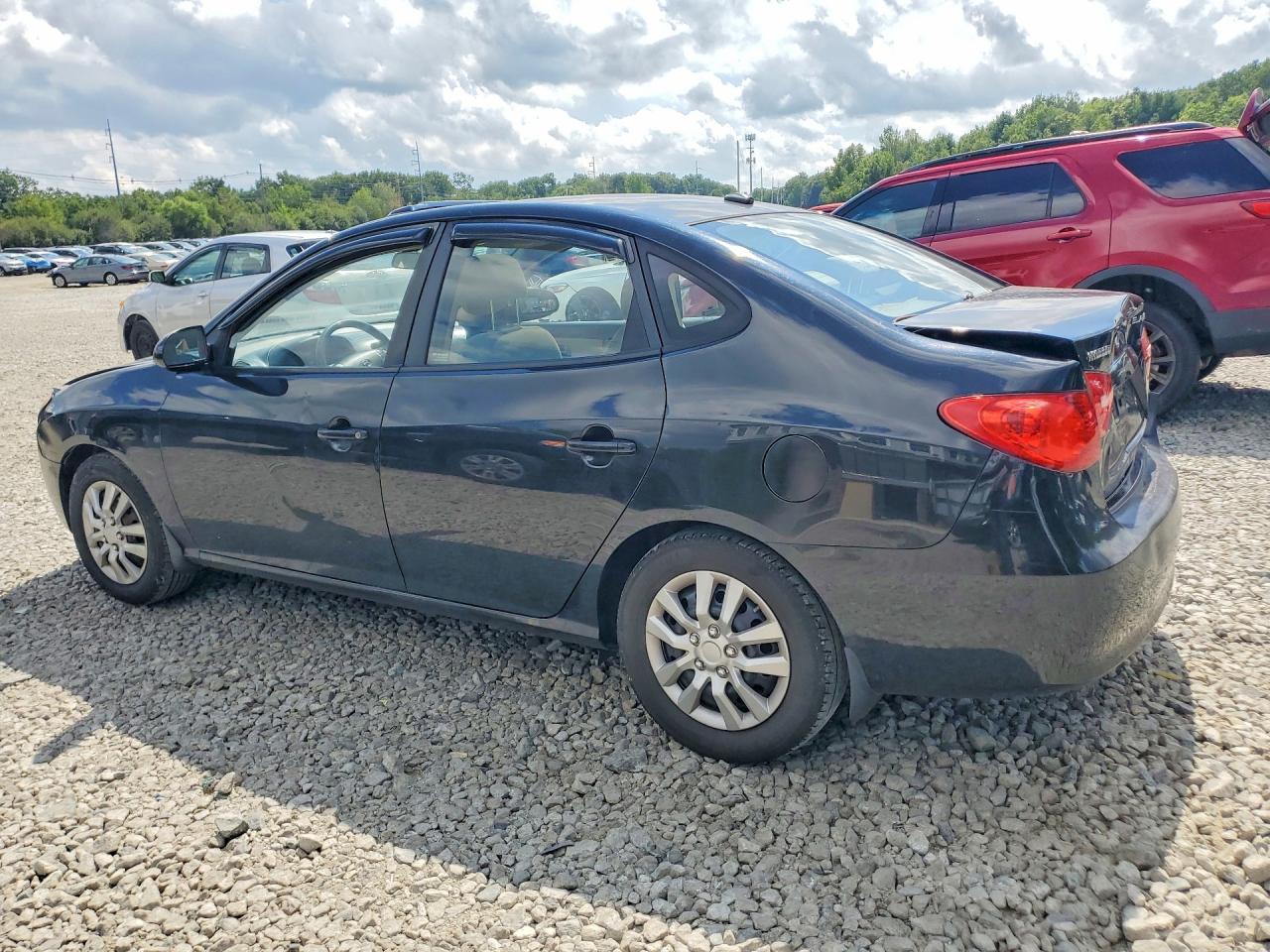2008 Hyundai Elantra Gls Black vin: KMHDU46D08U462257