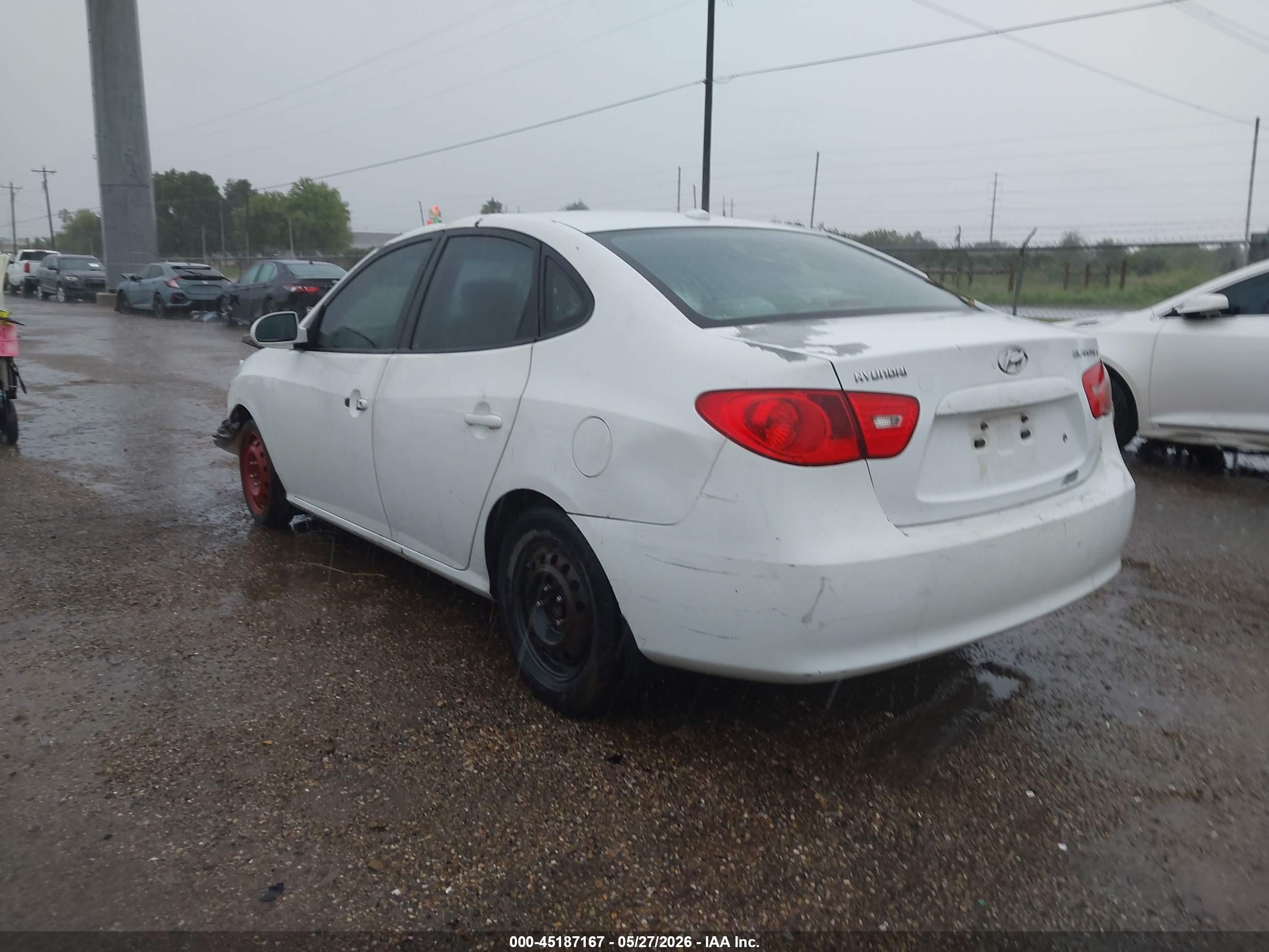 2008 Hyundai Elantra Gls/se White vin: KMHDU46D08U490463