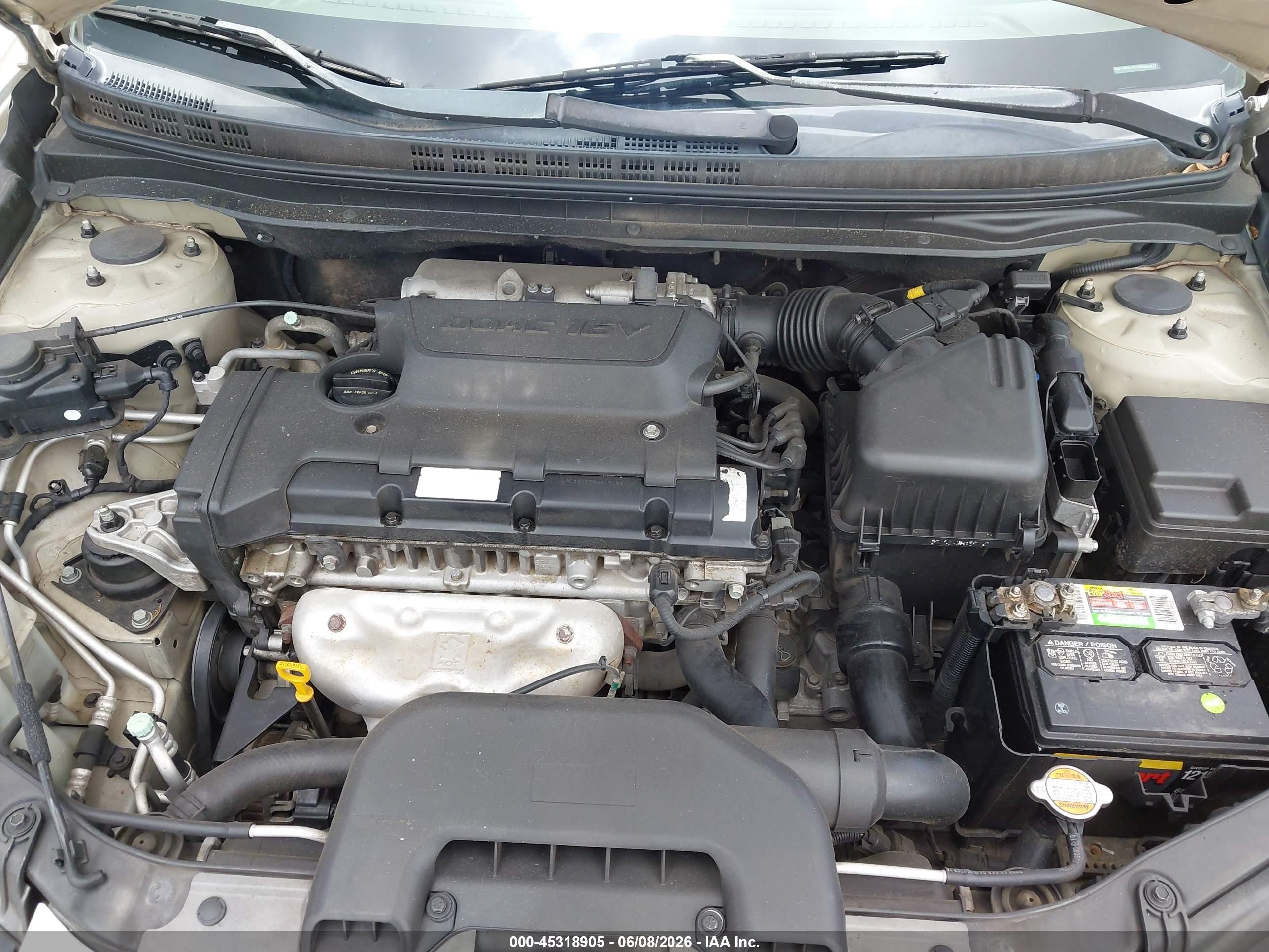 2008 Hyundai Elantra Gls/se Beige vin: KMHDU46D08U531917