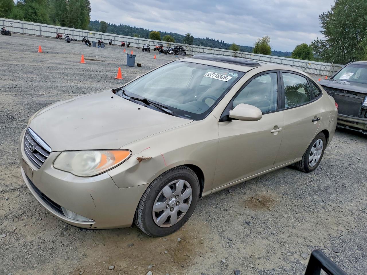 2008 Hyundai Elantra Gls Gold vin: KMHDU46D08U538155