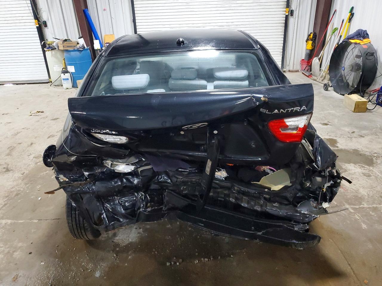 2008 Hyundai Elantra Gls Black vin: KMHDU46D08U583581