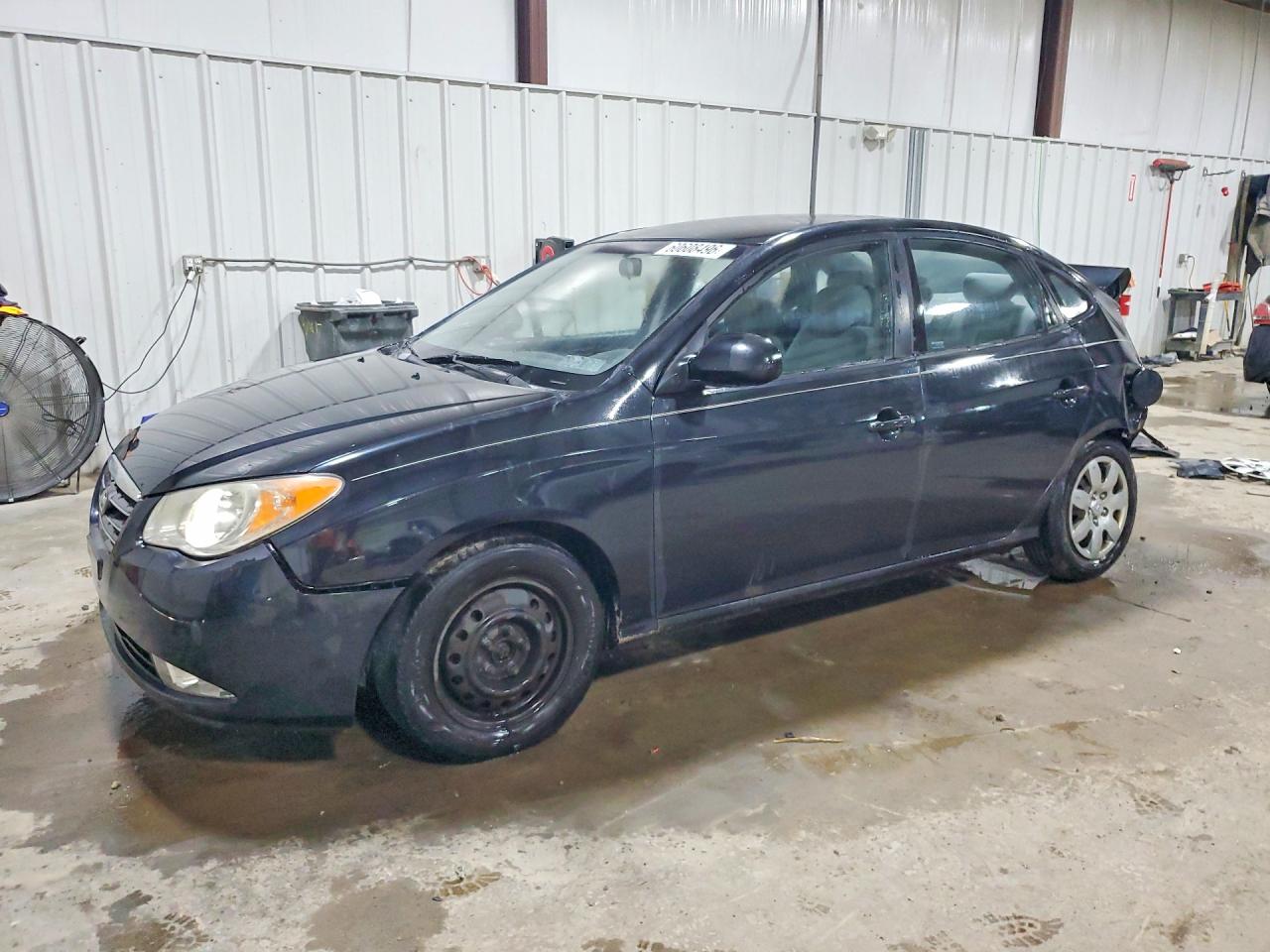 2008 Hyundai Elantra Gls Black vin: KMHDU46D08U583581