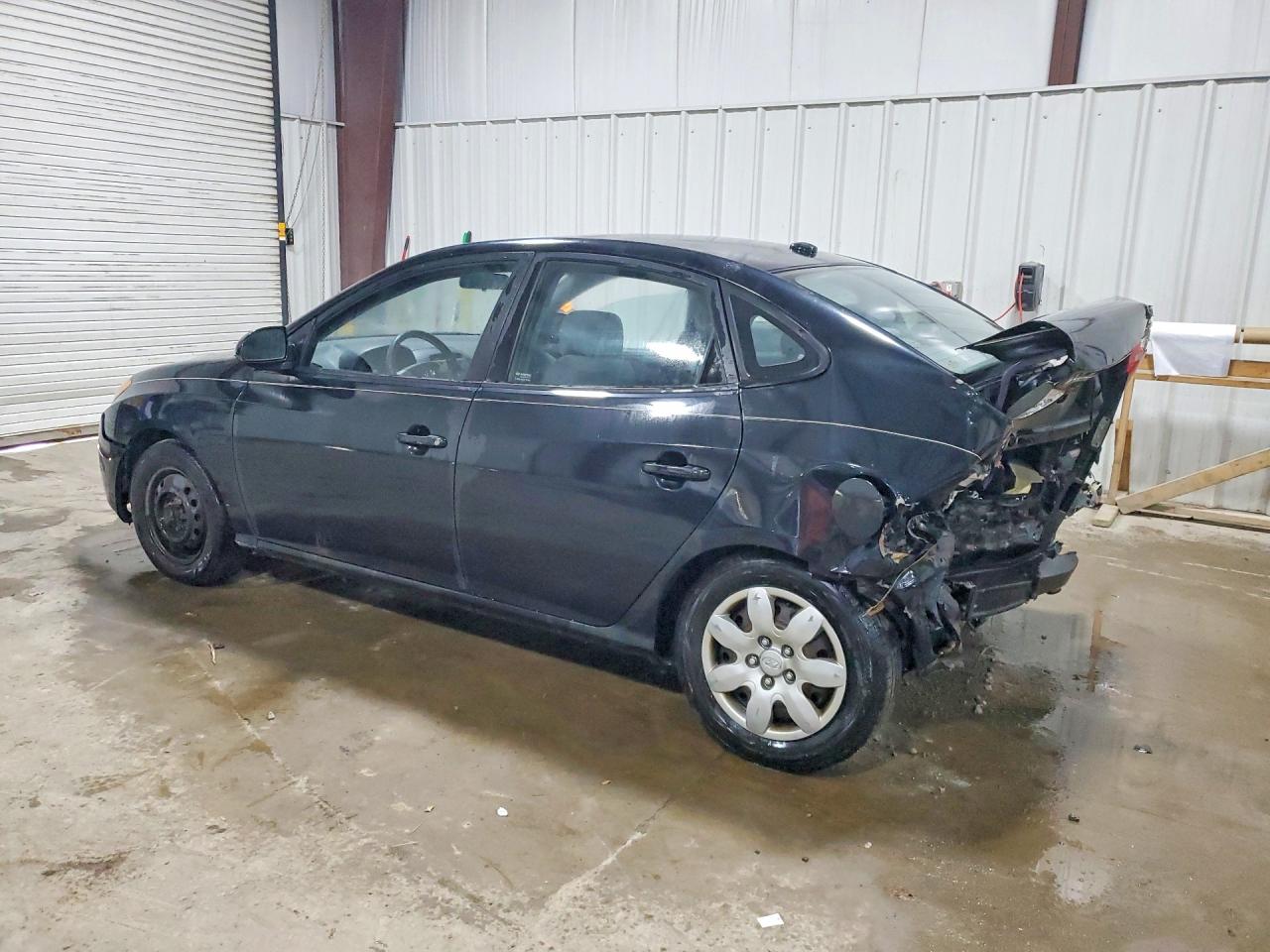2008 Hyundai Elantra Gls Black vin: KMHDU46D08U583581