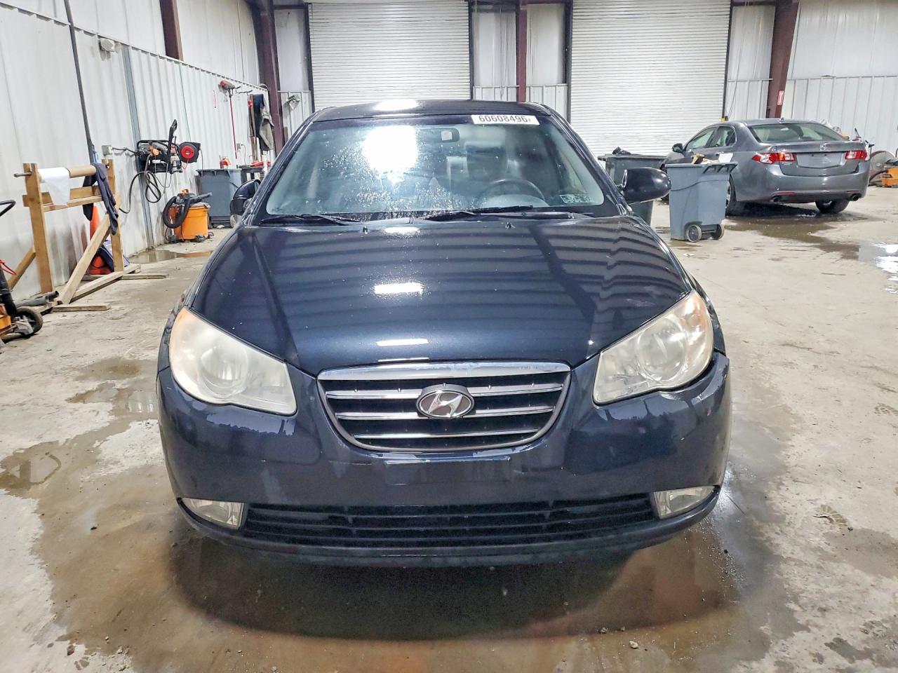 2008 Hyundai Elantra Gls Black vin: KMHDU46D08U583581