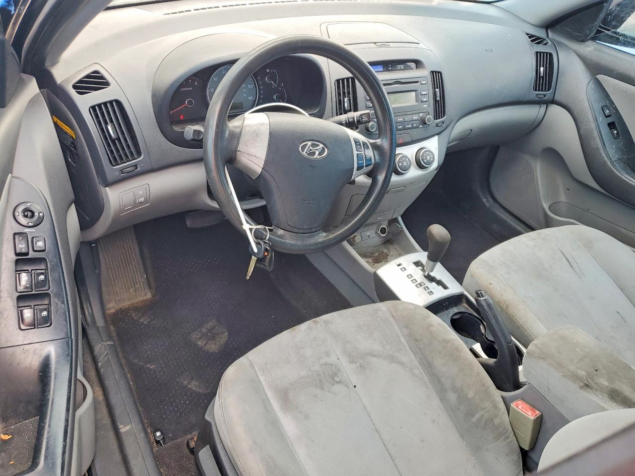 2008 Hyundai Elantra Gls Black vin: KMHDU46D08U583581