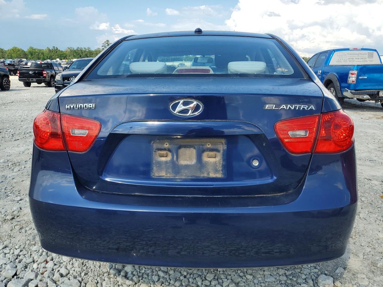 2009 Hyundai Elantra Gls Blue vin: KMHDU46D09U604401
