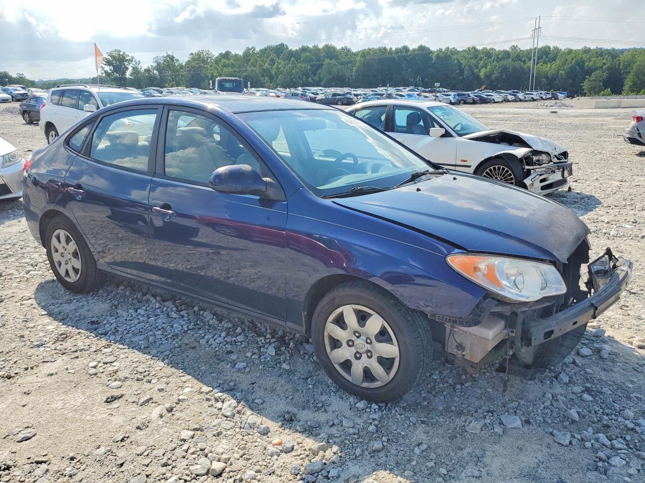 2009 Hyundai Elantra Gls Blue vin: KMHDU46D09U604401