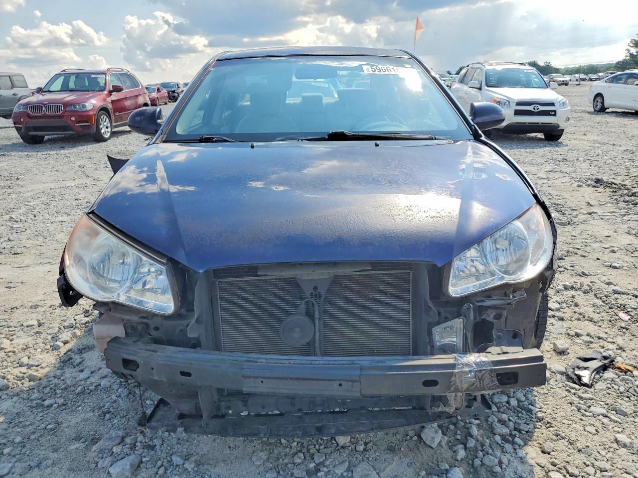 2009 Hyundai Elantra Gls Blue vin: KMHDU46D09U604401