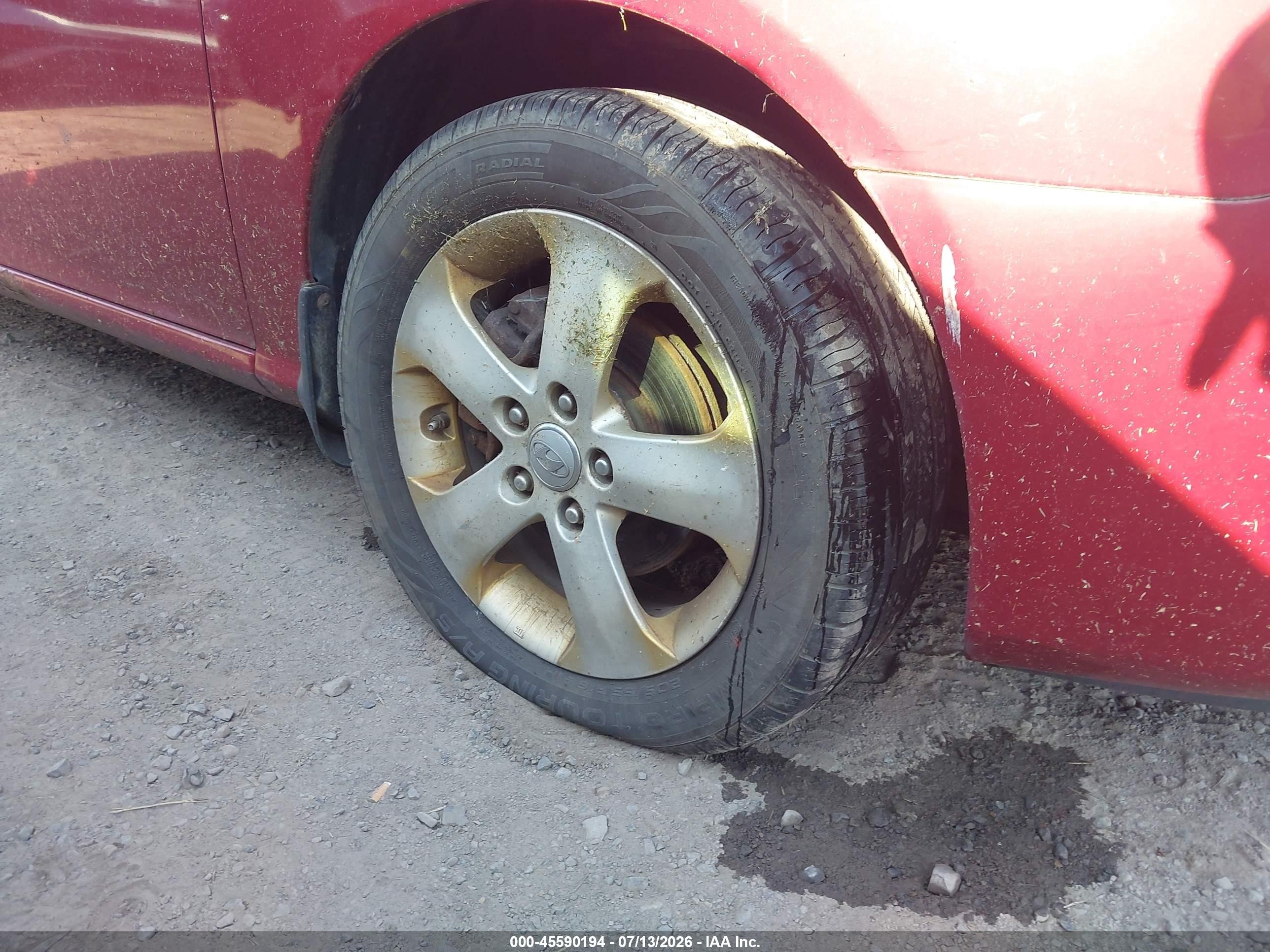 2009 Hyundai Elantra Se Красный vin: KMHDU46D09U657115