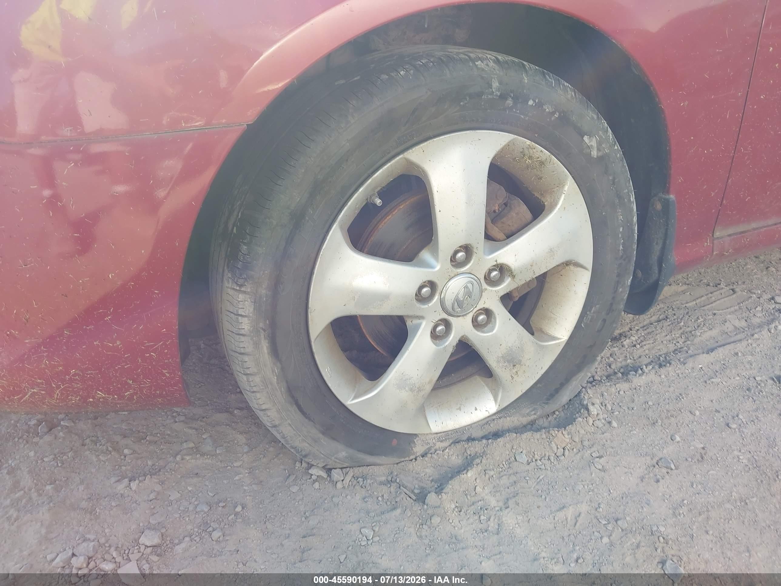 2009 Hyundai Elantra Se Красный vin: KMHDU46D09U657115
