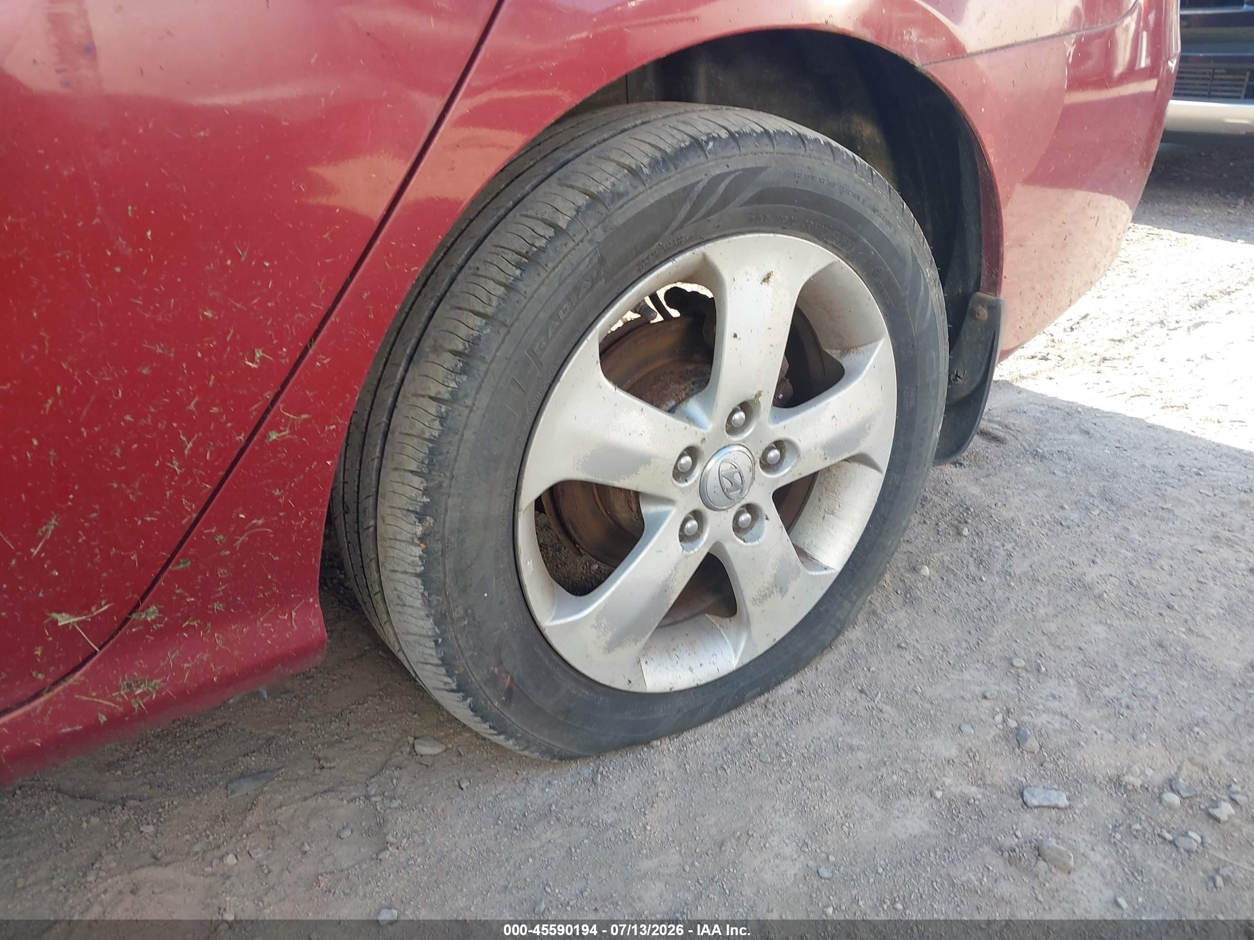 2009 Hyundai Elantra Se Красный vin: KMHDU46D09U657115