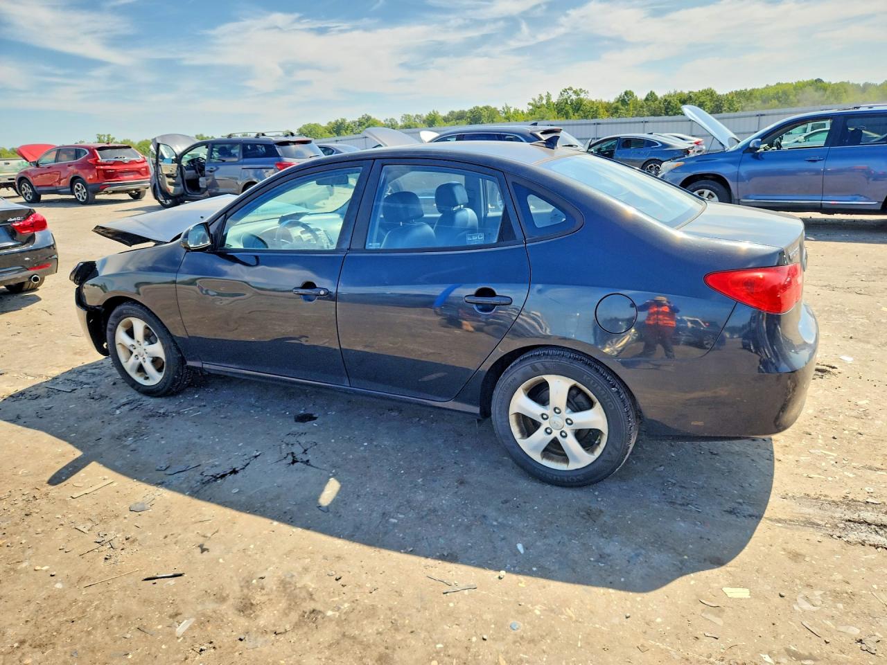 2009 Hyundai Elantra Se Black vin: KMHDU46D09U657910
