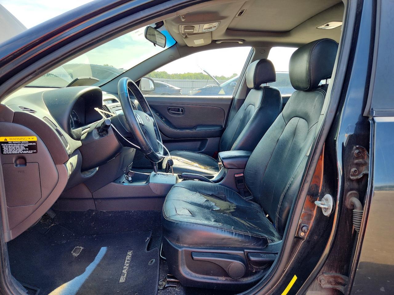 2009 Hyundai Elantra Se Black vin: KMHDU46D09U657910
