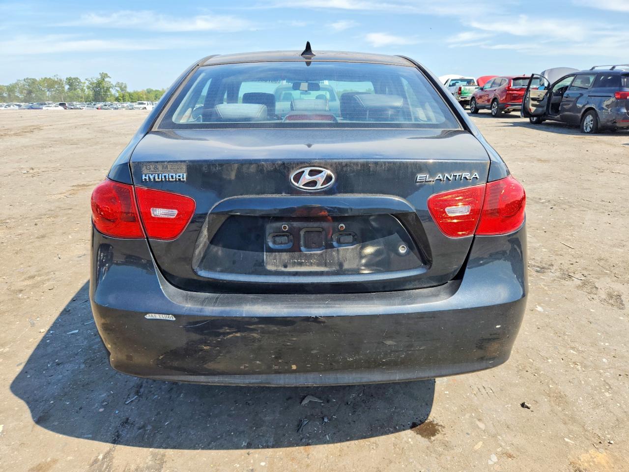 2009 Hyundai Elantra Se Black vin: KMHDU46D09U657910