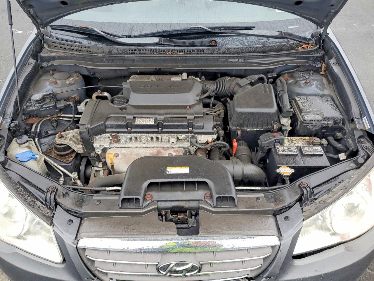 2009 Hyundai Elantra Gls Gray vin: KMHDU46D09U668874