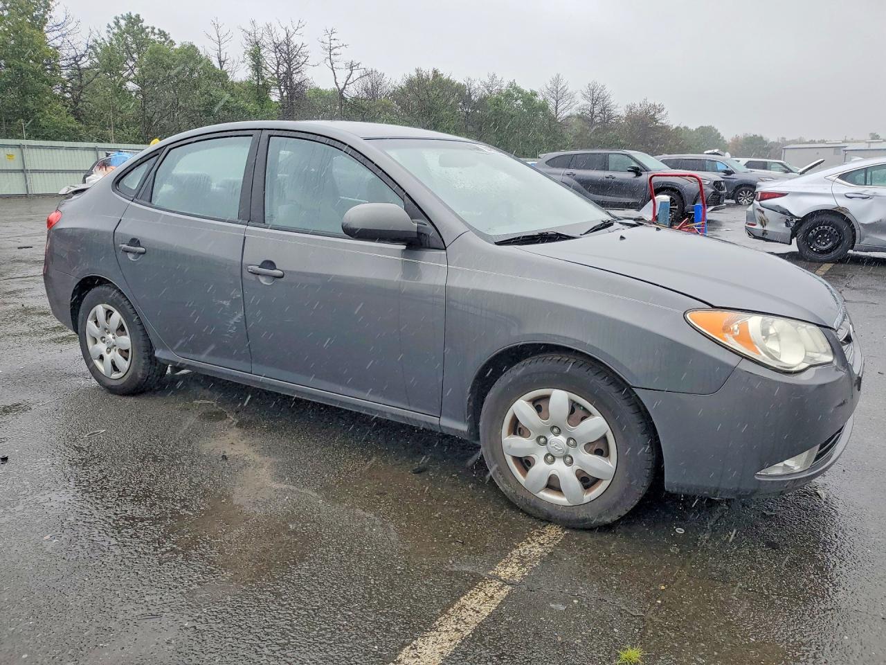 2009 Hyundai Elantra Gls Gray vin: KMHDU46D09U668874