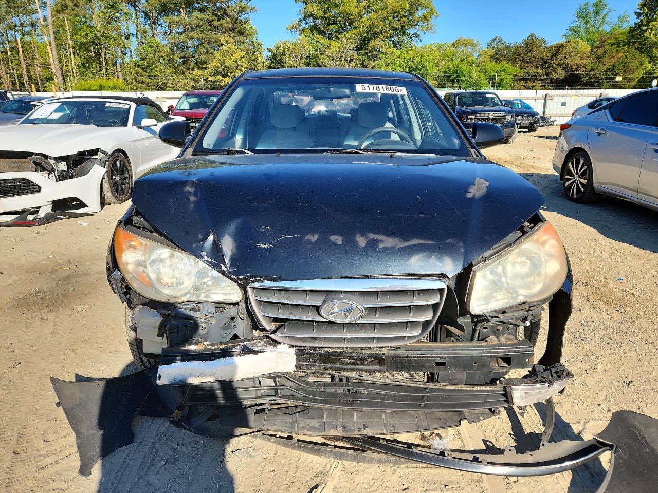 2009 Hyundai Elantra Gls Black vin: KMHDU46D09U691782