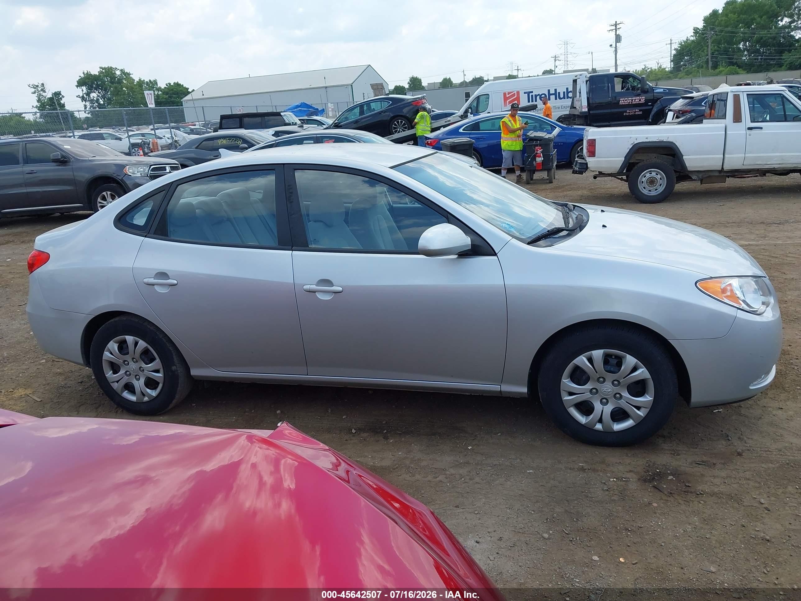 2009 Hyundai Elantra Gls Серебряный vin: KMHDU46D09U793325