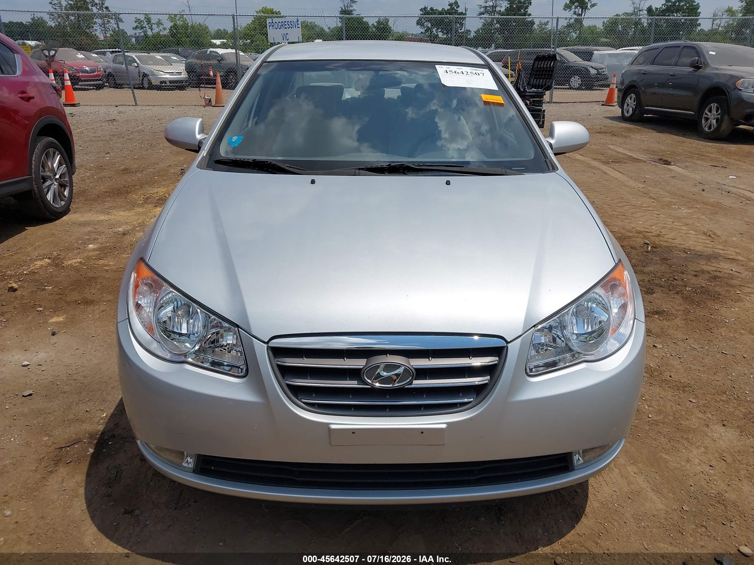 2009 Hyundai Elantra Gls Серебряный vin: KMHDU46D09U793325