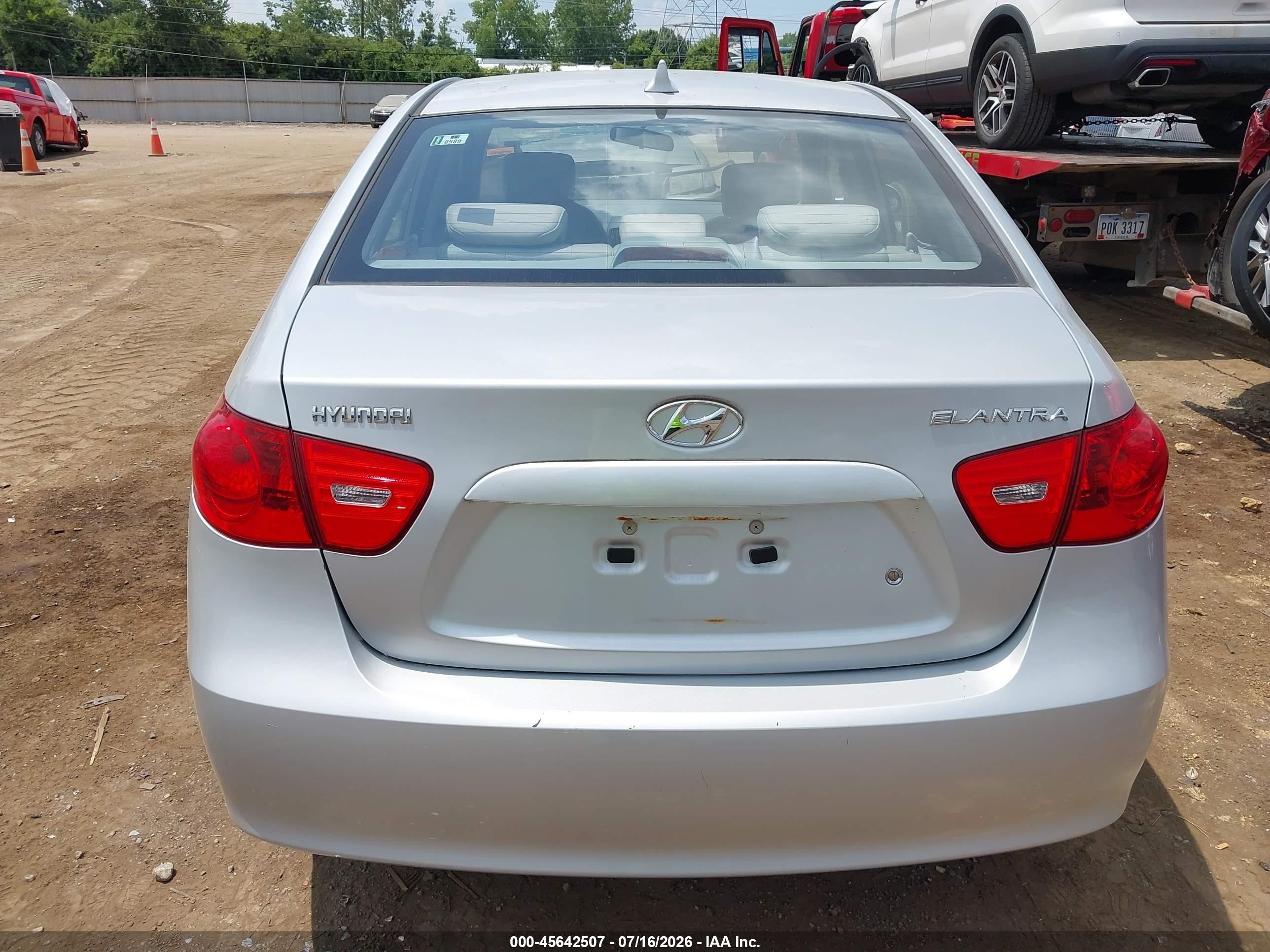 2009 Hyundai Elantra Gls Серебряный vin: KMHDU46D09U793325