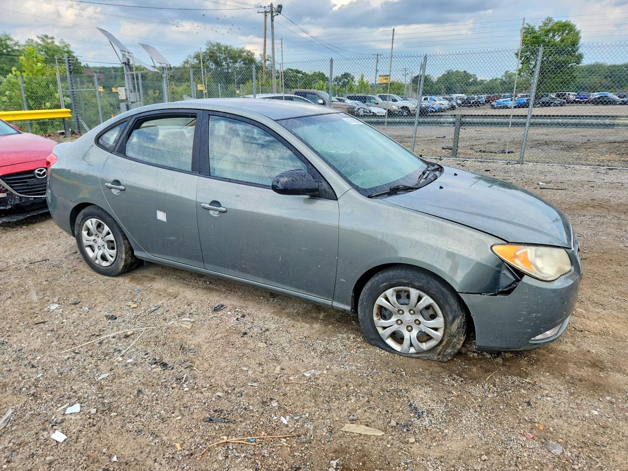 2009 Hyundai Elantra Gls Gray vin: KMHDU46D09U806994