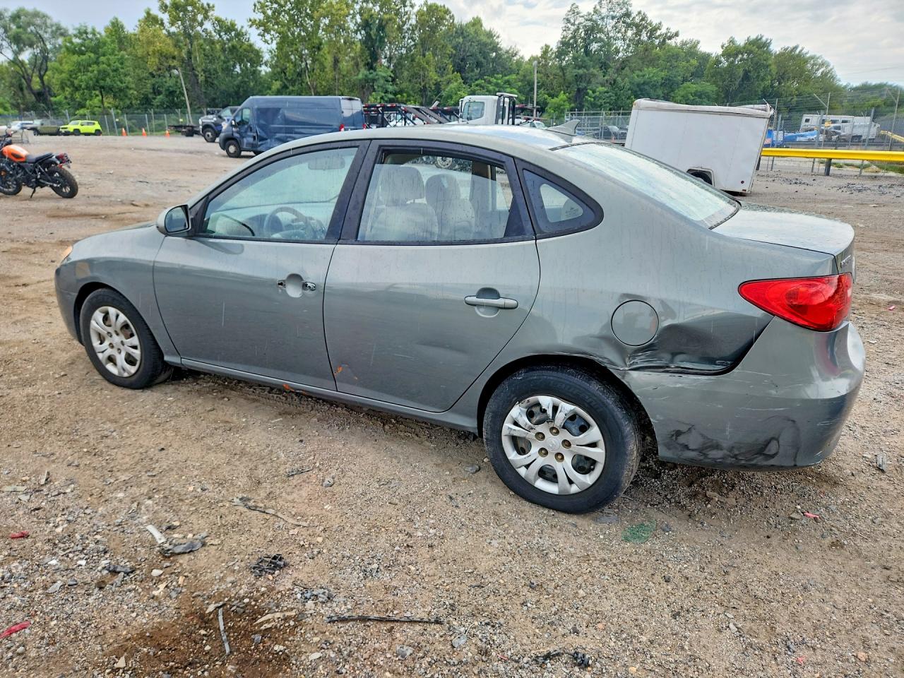 2009 Hyundai Elantra Gls Gray vin: KMHDU46D09U806994