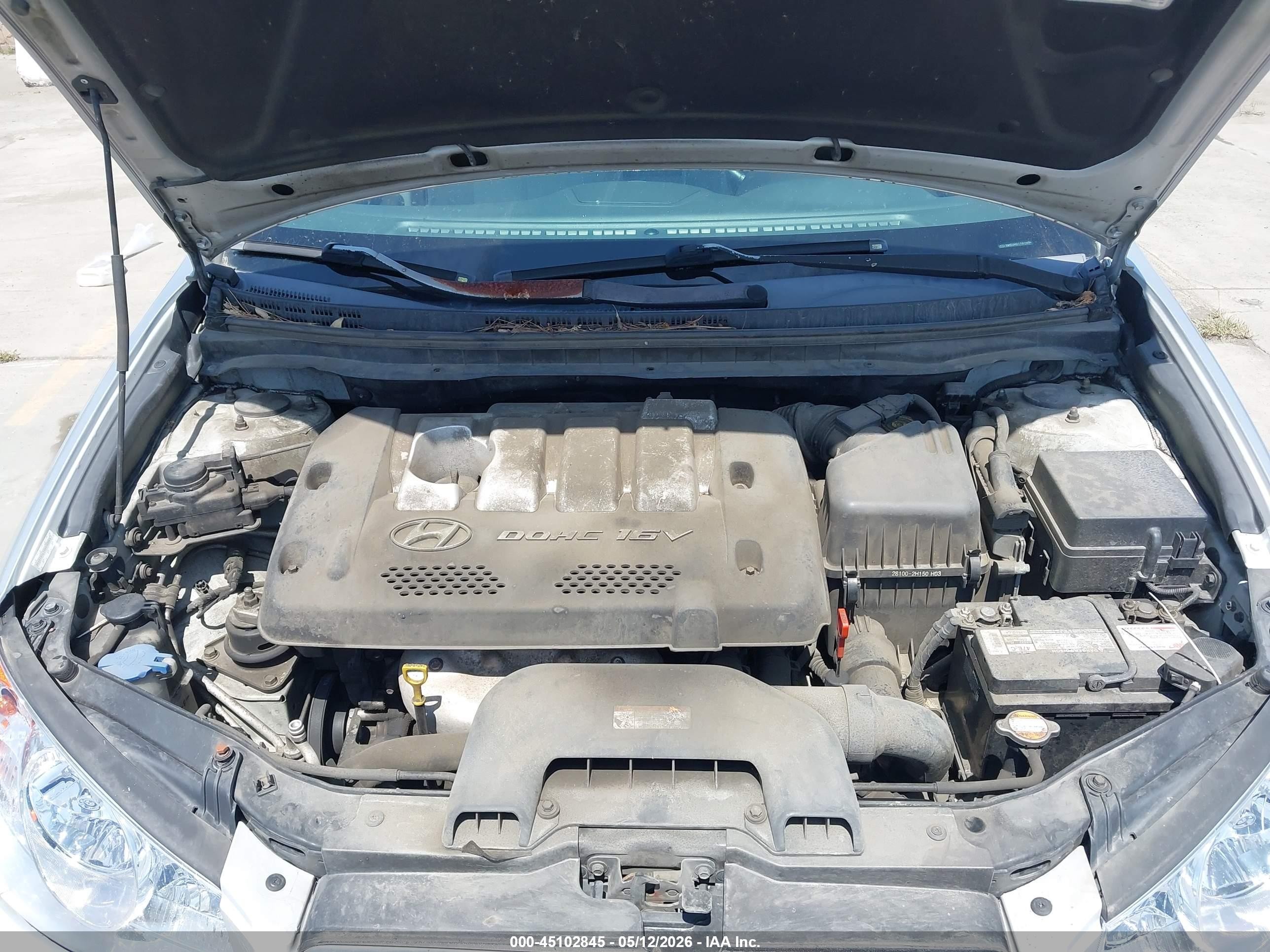 2007 Hyundai Elantra Gls/limited/se Silver vin: KMHDU46D17U016696