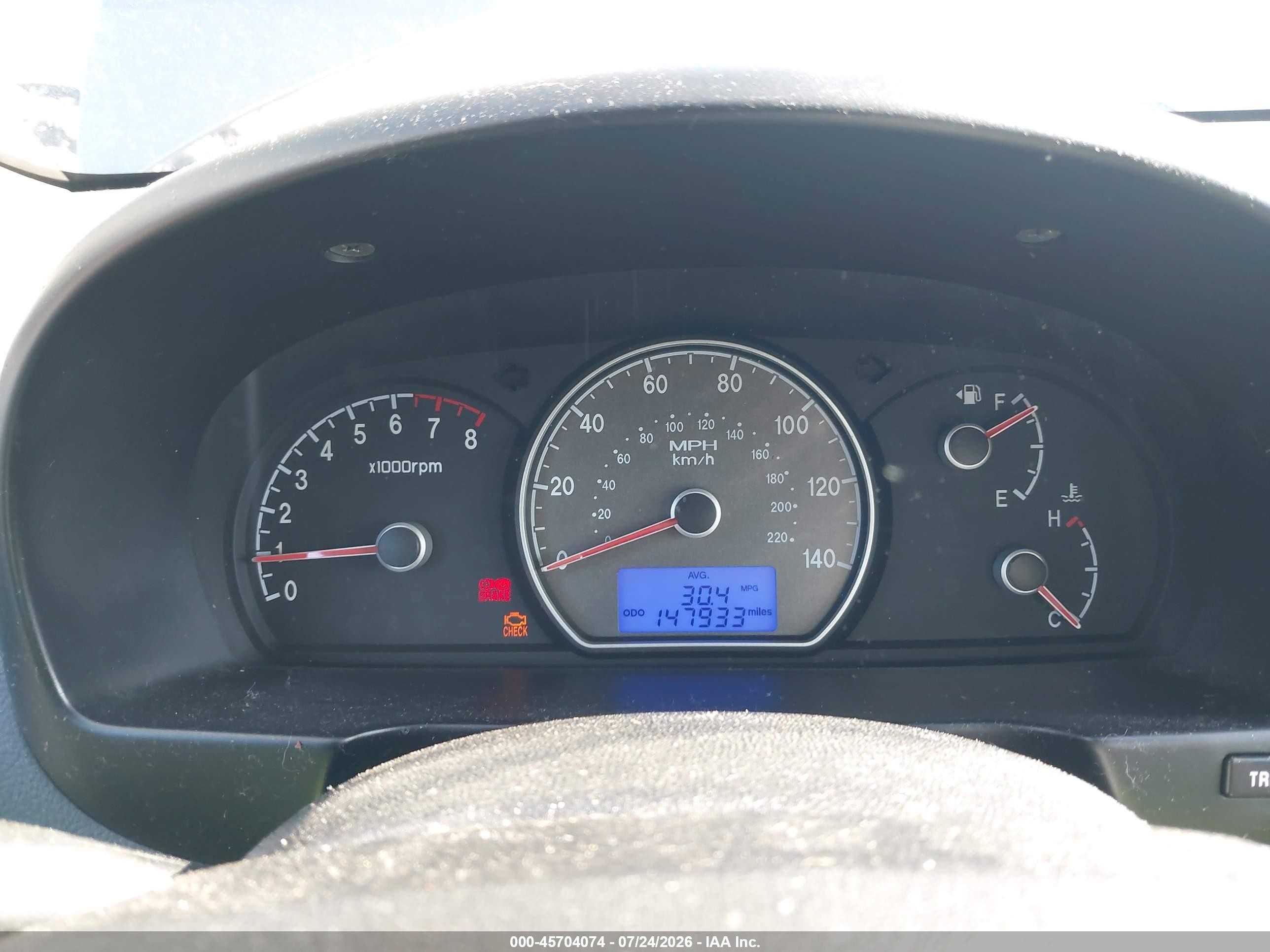 2007 Hyundai Elantra Gls/limited/se Gray vin: KMHDU46D17U034017