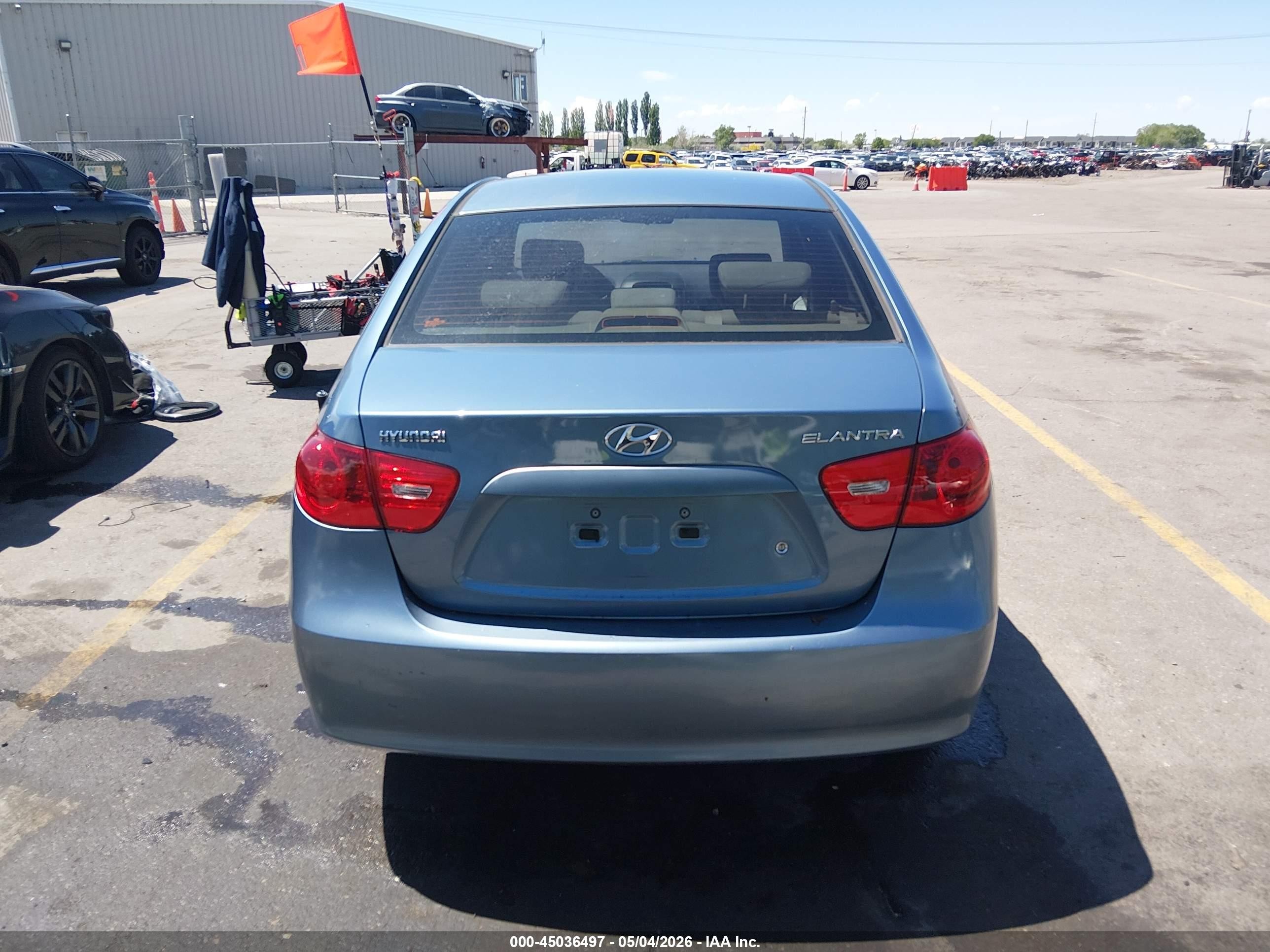 2007 Hyundai Elantra Gls/limited/se Синий vin: KMHDU46D17U048645