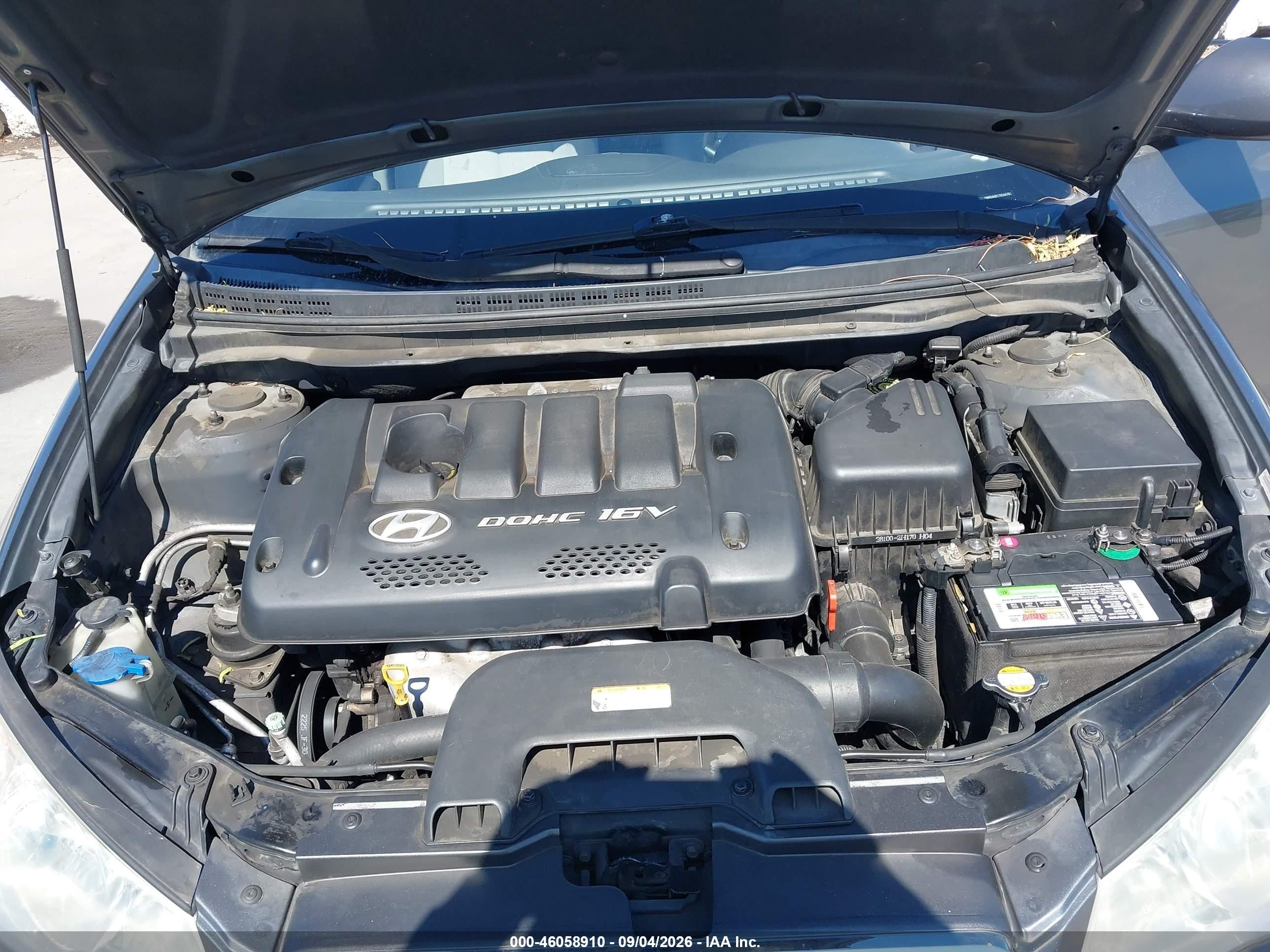 2007 Hyundai Elantra Gls/limited/se Gray vin: KMHDU46D17U144761