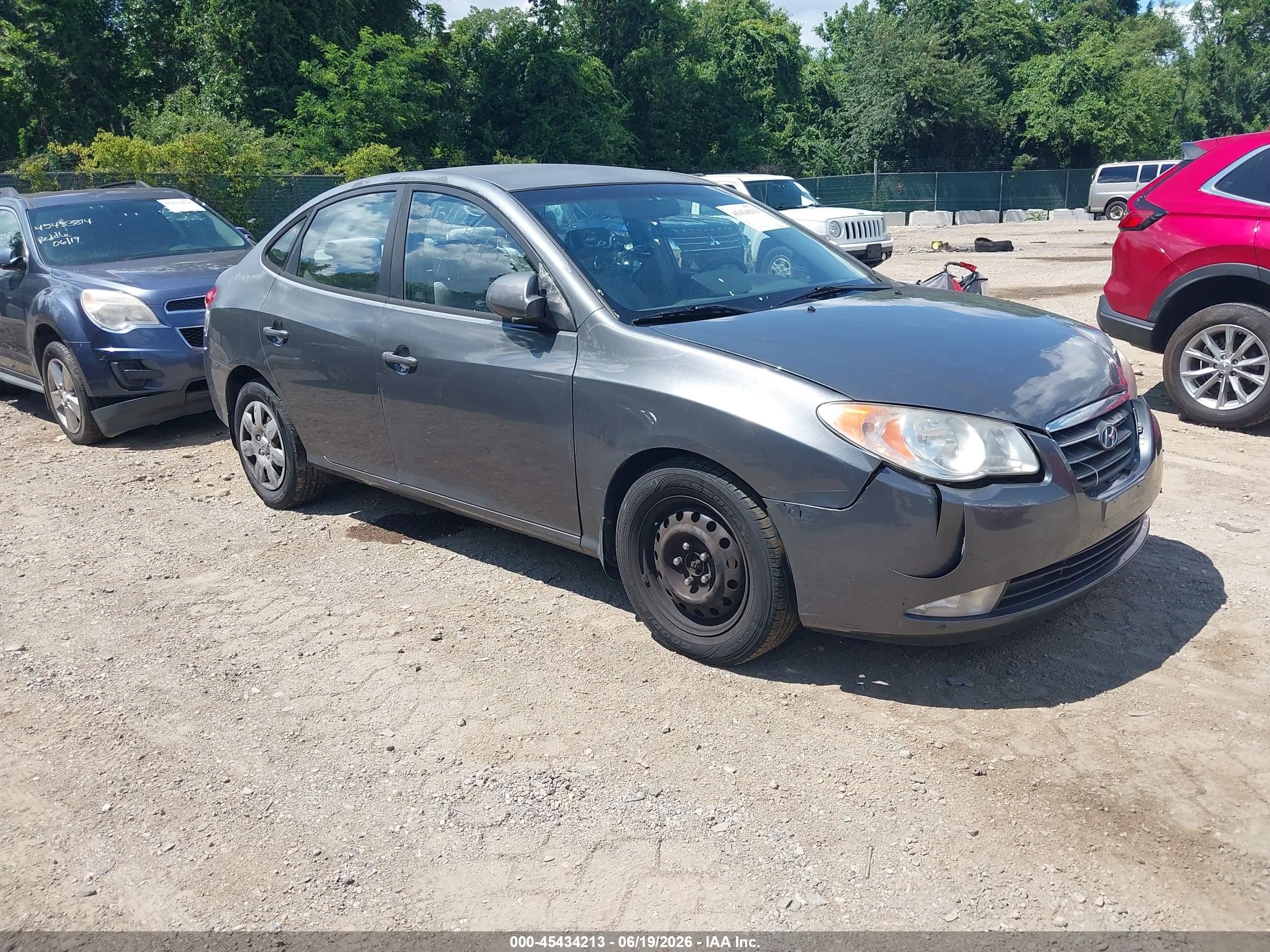 2007 Hyundai Elantra Gls/ltd/se Gray vin: KMHDU46D17U175329