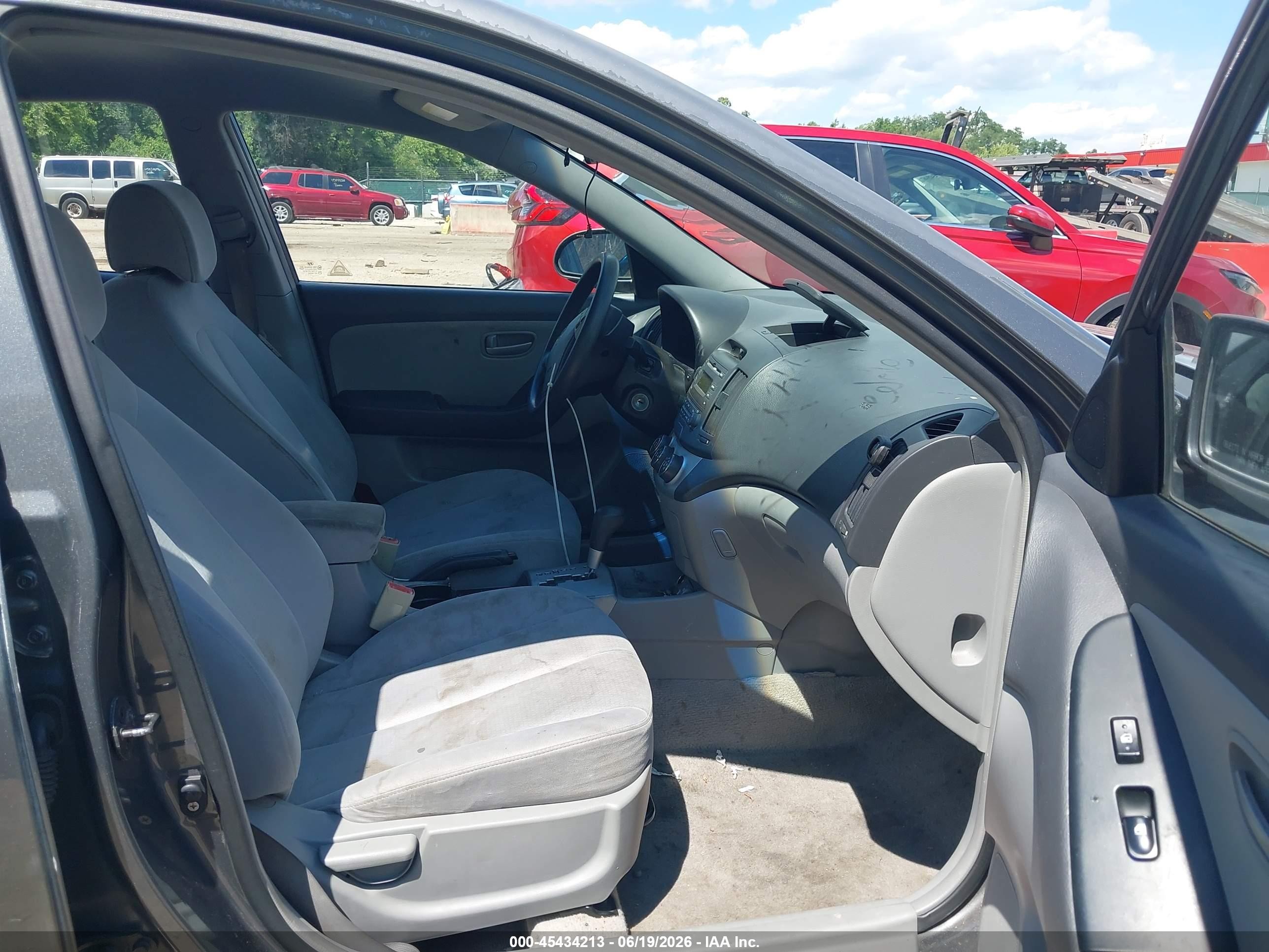 2007 Hyundai Elantra Gls/ltd/se Gray vin: KMHDU46D17U175329