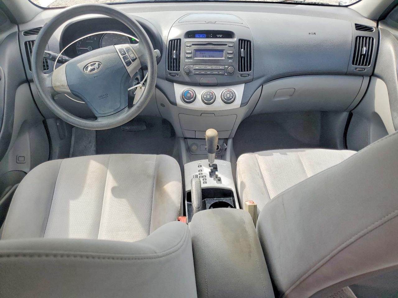 2007 Hyundai Elantra Gls White vin: KMHDU46D17U190932