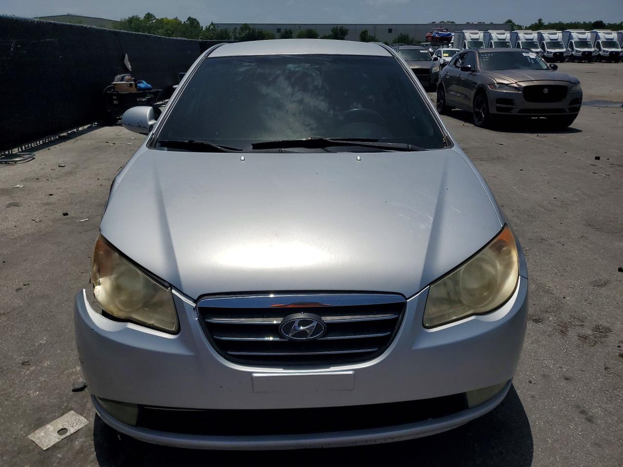 2007 Hyundai Elantra Gls Silver vin: KMHDU46D17U207437