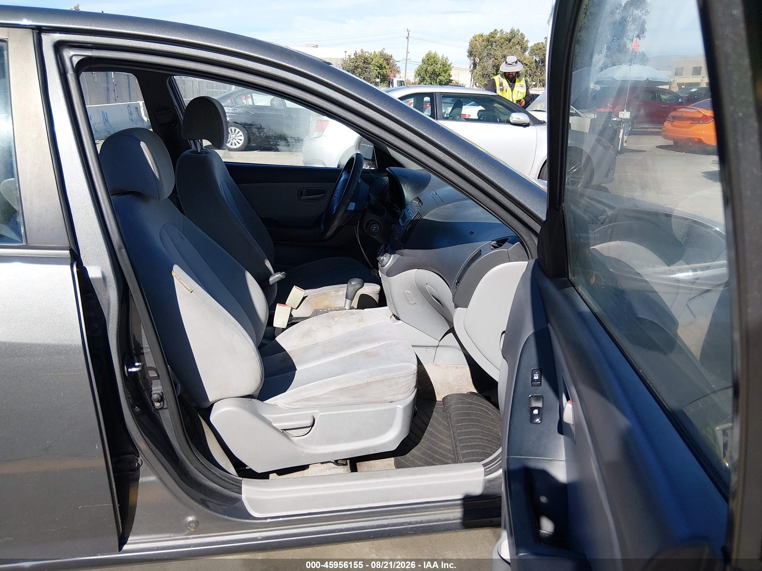 2007 Hyundai Elantra Gls/ltd/se Gray vin: KMHDU46D17U215327